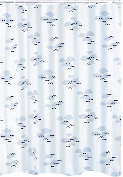 Ridder Duschvorhang Helgoland blau Breite 120 cm