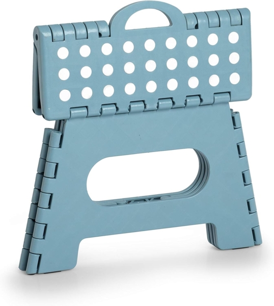 ZELLER Klapphocker, Kunststoff, 35x28x22 cm 13032 eisblau Bild 2