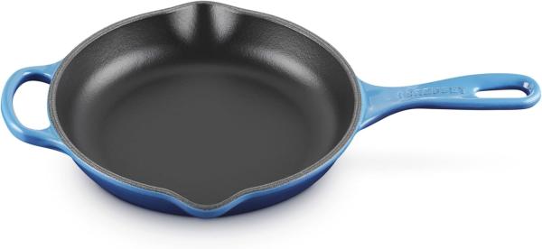 Le Creuset Signature Brat- u. Servierpfanne Azure - Blau - 20 bis 24 cm