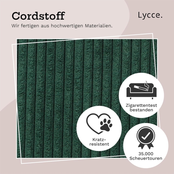 Lycce Regalkorb Kallax Boxen Cord 4er Set grün, Aufbewahrungsbox faltbar 33x33x31cm (4 St) Bild 8