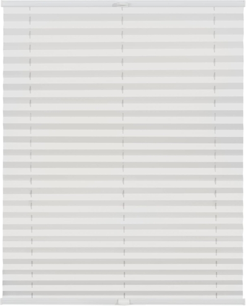 Lichtblick Sonnenschutzsysteme GmbH Thermo-Plissee Ljungby 40 cm x 130 cm (BxL) Weiß Tageslicht mit Hitzeschutz; einfache Installation mit Klemmträgern; verspannt