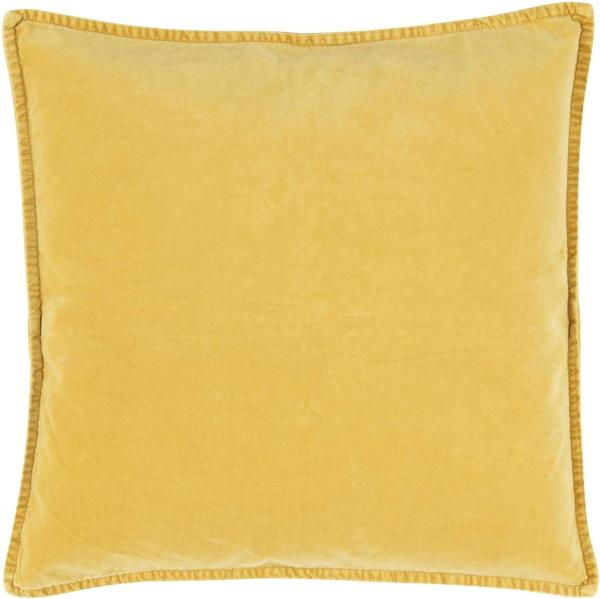 Kissenbezug Kissenhülle Samt Velour Lemon Gelb 52x52cm Ib Laursen 6230-05