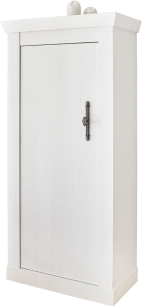 Kommode Fiastra in weiß Pinie Landhaus 70 x 146 cm