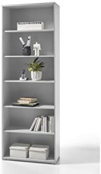 5-tlg. Büromöbel Office Luxo in Lichtgrau Graphit Glas Bild 5