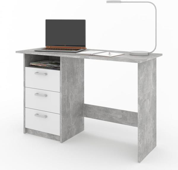 Schreibtisch Meiko Beton 120 x 50 cm Vicco Bild 7