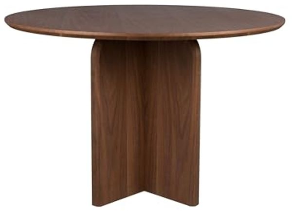 Runder Esstisch Laurent | 120 cm in edler Walnussoptik
