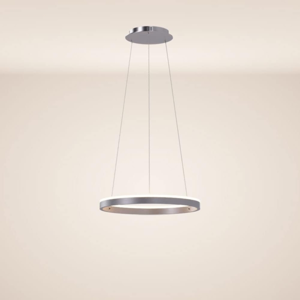 s.luce LED Ring Pendelleuchte rund Direkt oder Indirekt Aluminium Ø 40cm