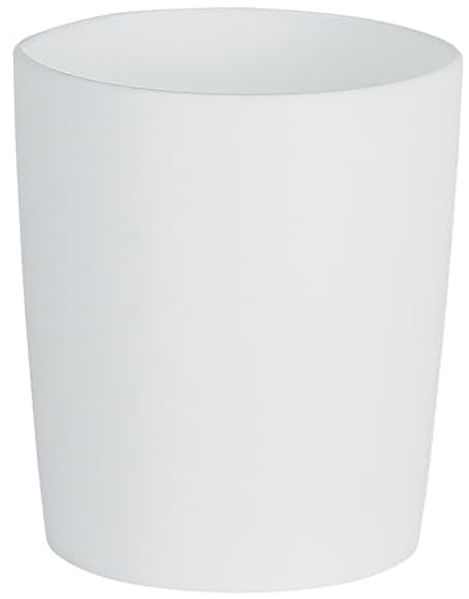 Spirella Kosmetikeimer "Lemon Opaque" Abfalleimer | Kunststoff | Weiß - 5 Liter