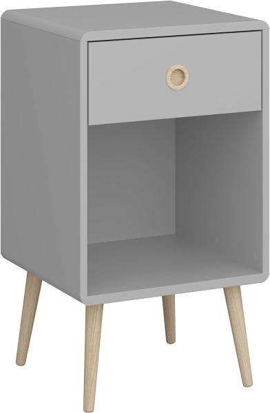 Steens Nachttisch Softline 001 grau