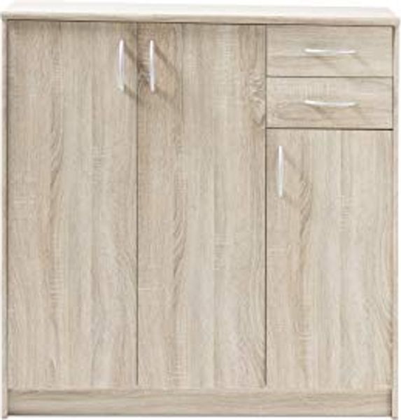 Kommode Olfen / Optimus , Holzwerkstoff , Holzfarben , 109 x 112 x 35 cm