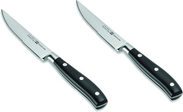 Schulte-Ufer Steakmesser-Set Jorck 2-tlg, Fleischmesser, Messer, Klingenstahl, Kunststoffgriff, 61613