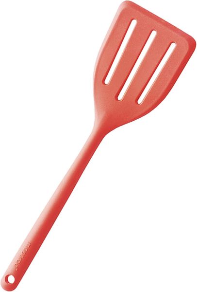Mastrad Silikon-Pfannenwender, Bratgutwender, Heber, Küchenhelfer, Rot, F10815