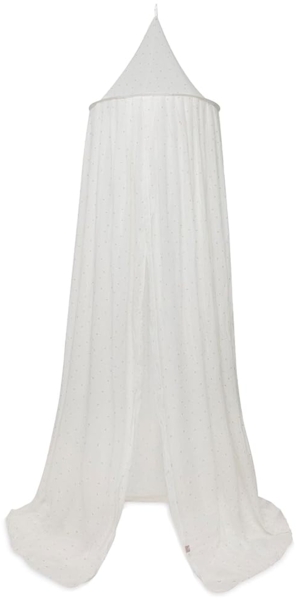 Jollein Moskitonetz - 245 cm - Leafs Weiß