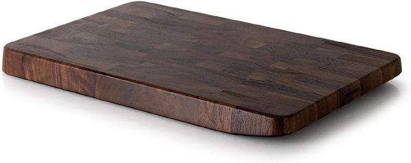 Continenta Schneidebrett 38x25x3 cm Walnuss Stirnholz