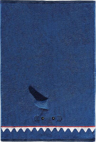 Erwin Müller Badetuch Kinder-Badetuch "Hai", Walk-Frottier Uni