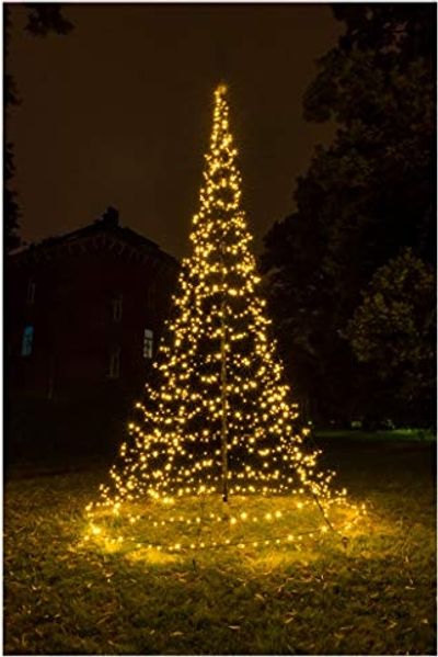LED Tannenbaum Galaxy 600 cm 960 warmweiße LED, für Fahnenmast geeignet