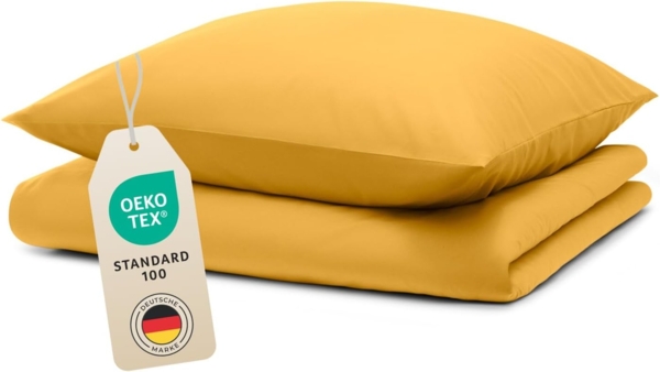 Blumtal Bettwäsche Oeko-TEX zertifizierte Mikrofaser Bettwäsche pflegeleicht & faltenfrei, Bettbezüge aus Atmungsaktivem Mikrofaser