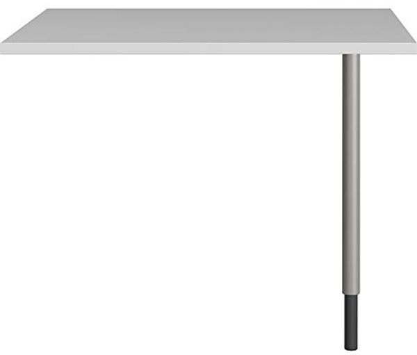 Germania Eckverbindung 4255-583 GW-Profi, in Lichtgrau/Silber, mechanisch höheneinstellbar, 80 x 80 x 80 cm (BxHxT)