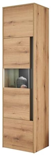 Vitrine Center in Eiche Evoke 50 x 197 cm