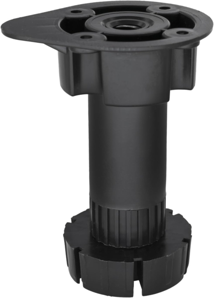 Prima-Online Tischbein Verstellbare Möbelbeine 95-165 mm Möbelfuß Kunststoff stabil schwarz