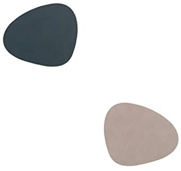 LIND DNA Glasuntersetzer Glasuntersetzer Curve wendbar anthrazit/hellgrau 9