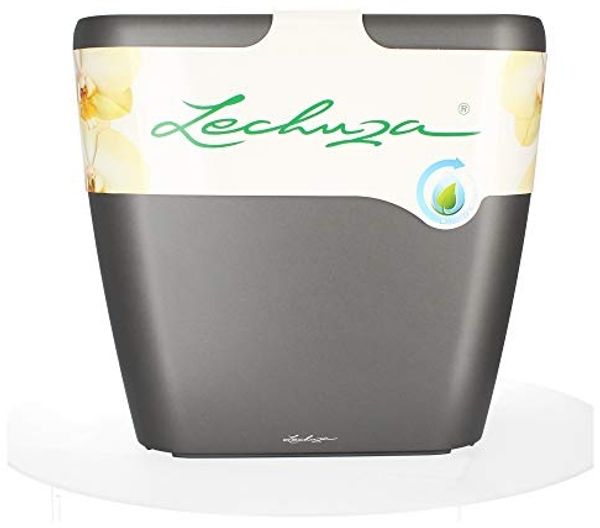 LECHUZA QUADRO Premium LS 50 anthrazit metallic 16283