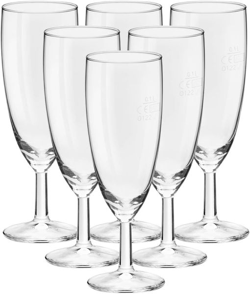 Van Well Royalty Sektglas 0,1 l geeicht 6er Set