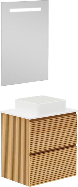 Baikal Dash, Holz Keramik Glas Melamin, 16 mm, einfarbig, 60 cm