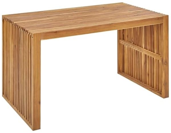 Gartentisch Holz Heller Holzfarbton BELLANO