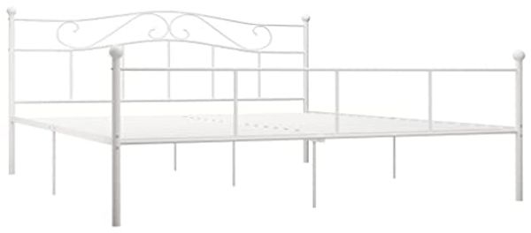 vidaXL Bettgestell Weiß Metall 200×200 cm [284522] Bild 3