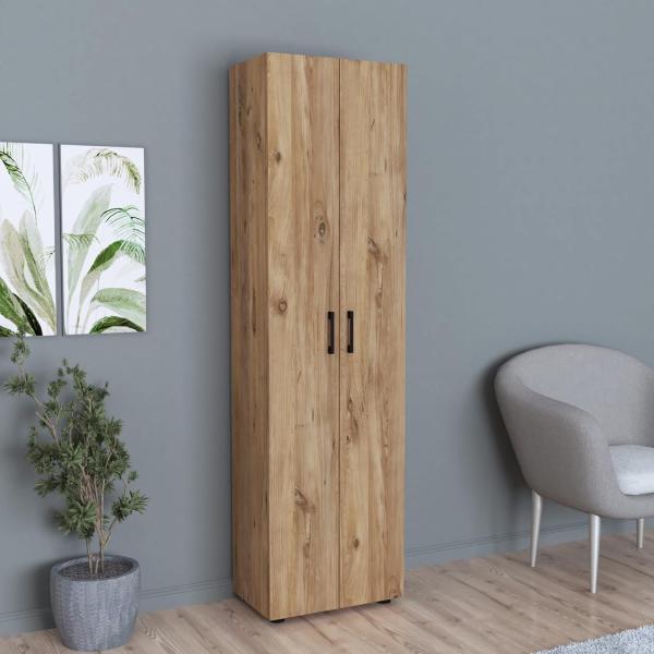 Beistellschrank Åsnes 178x49x32cm Eiche [en. casa]