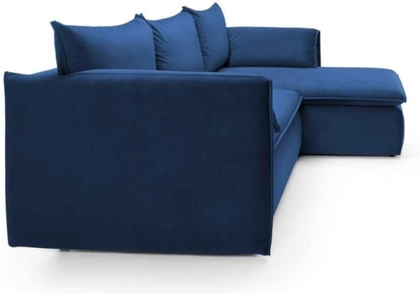 Designer Sofa Zoe Blau links