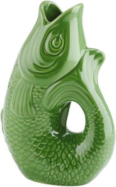 Gift Company Monsieur Carafon Fisch Vase L green bay 2,7 L