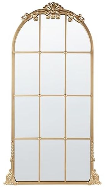 Wandspiegel NOIDAN 66 cm 124 cm Metall Gold