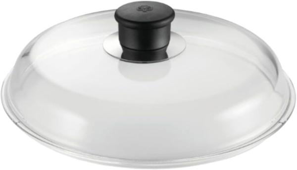 Glasdeckel mit Kunststoffknopf - Glasdeckel 24cm