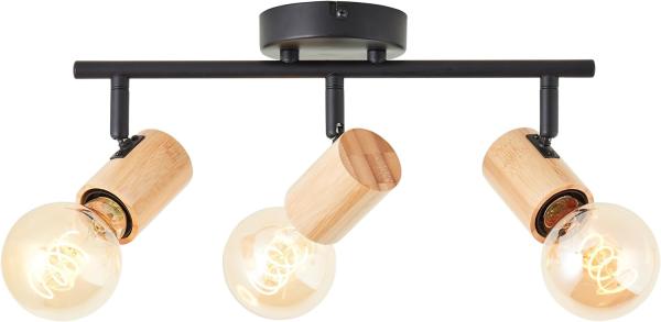 Brilliant AG Leuchten 99715-76 Kerry Spotrohr 3-flammig schwarz holz