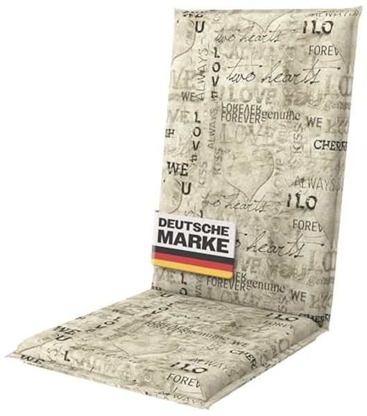 Gardissimo 8613 Hochlehner Gartenstuhl Auflagen 120x50x8cm natur
