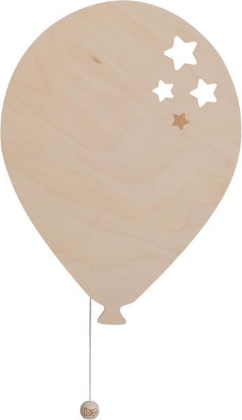 Baby's Only Wonder Wandlampe Balloon Holz natur