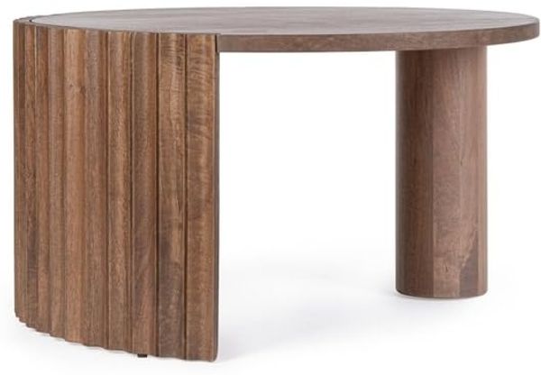 Couchtisch Orissa aus Mangoholz Ø 80 cm, Braun