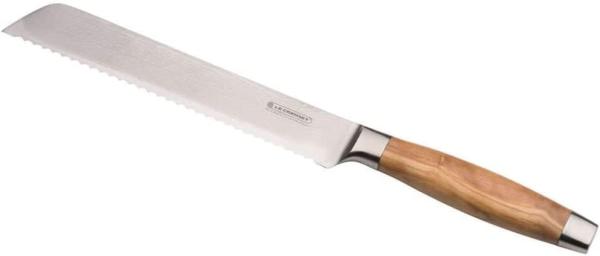 Le Creuset Brotmesser mit Holzgriff Olive 20 cm