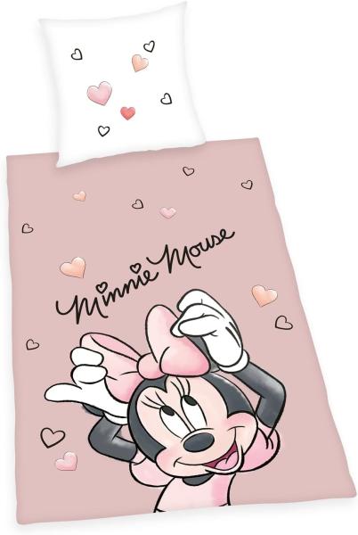 Disney Kinderbettwäsche Disney´s Minnie Mouse, Renforcé, mit tollem Minnie Mouse Motiv