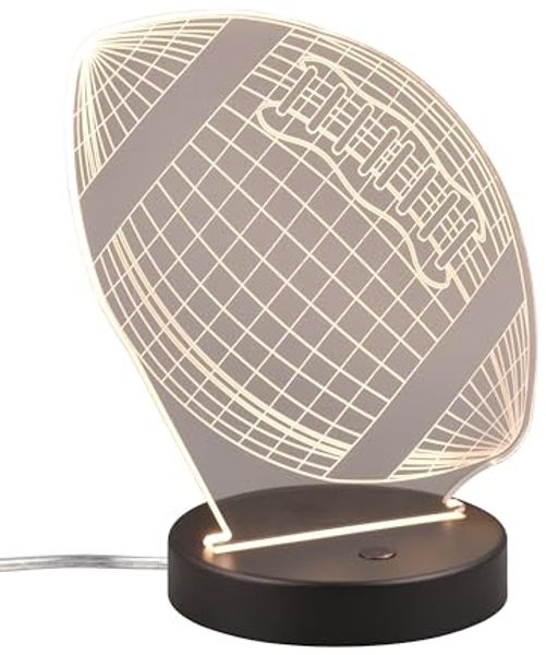 3D Dekoleuchte FOOTBALL mit RGB Farbwechsler, Höhe 21cm