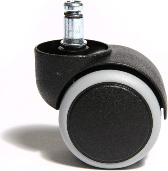 Topstar Open Art Junior, Schreibtischstuhl für Kinder und Jugendliche, Bezugsstoff, schwarz & 6991 Rollenset, Hartbodenrollen für Bürostuhl, Rollenset = 5 Rollen für Schreibtischstuhl, schwarz Bild 5