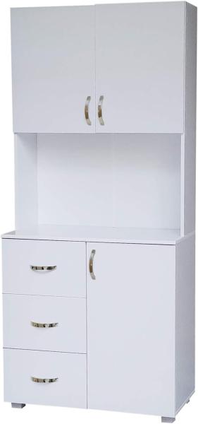 HTI-Line Küchenbuffet Küchenbuffet Blanca (Stück, 1-St, 1x Schrank Blanca, ohne Dekoration) Küchenschrank Hochschrank