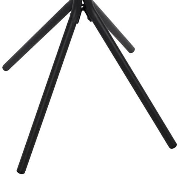 DEGAMO Gartentisch MILANO, 60cm rund, Metall anthrazit, Glasplatte schwarz Bild 5