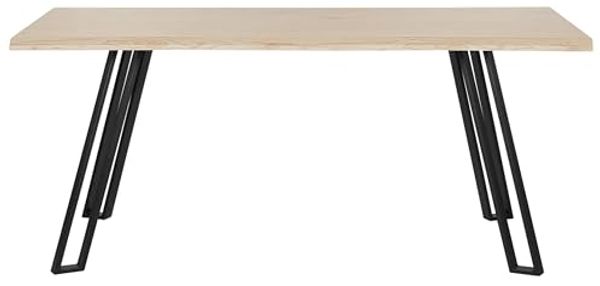Esstisch heller Holzfarbton / schwarz 180x90 cm GRAHAM Bild 4