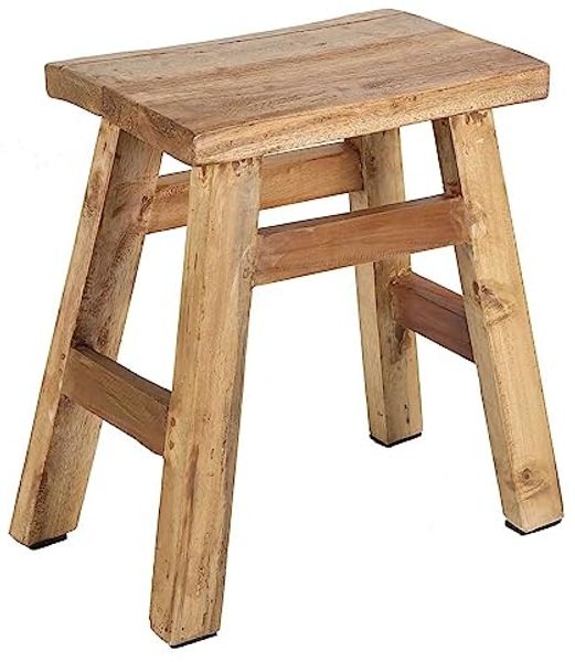Teakholz Hocker Rocco