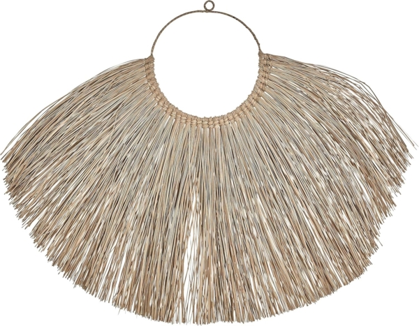 Wandobjekt HATINH Seegras 70 cm Naturfarben