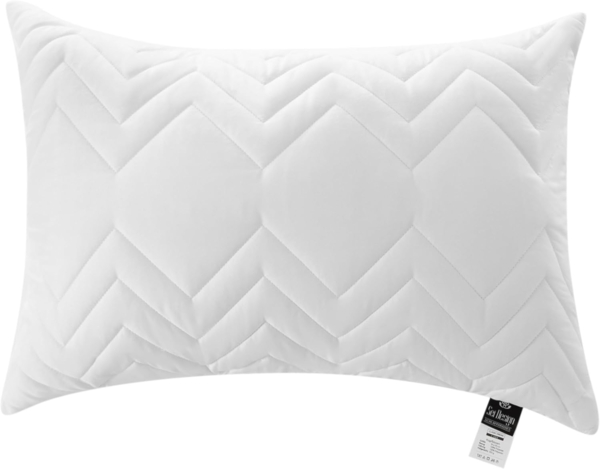 SEI Design Microfaserkissen Kopfkissen Kissen Zierkissen Sofakissen Nackenstützkissen 50x70, Füllung: 100% Mikrofaser, Seitenschläfer, Rückenschläfer, Bauchschläfer, 2-er SET, Schlafkissen gesteppt mit Reißverschluss Kochfest 95° Bild 8