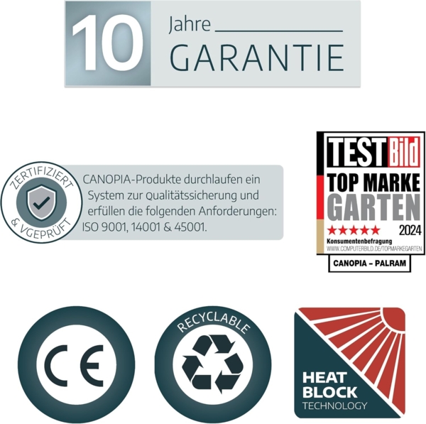 Palram - Canopia Aluminium Pavillon Monaco 6-eckig Bild 9